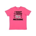 thumbnail image 1 of Inktastic I Want to Grow Up to Be a Mechanic Youth T-Shirt, 1 of 5