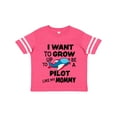 thumbnail image 1 of Inktastic I Want To Grow up To Be a Pilot Like My Mommy Boys or Girls Toddler T-Shirt, 1 of 5