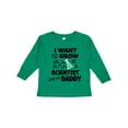 thumbnail image 1 of Inktastic I Want To Grow up To Be a Scientist Like My Daddy Boys or Girls Long Sleeve Toddler T-Shirt, 1 of 5