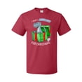 thumbnail image 1 of Inktastic I Want a Dinosaur for Christmas in Green and Red Gift Box T-Shirt, 1 of 5