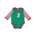 thumbnail image 1 of Inktastic I Want a Hippopotamus for Christmas Boys or Girls Long Sleeve Baby Bodysuit, 1 of 5