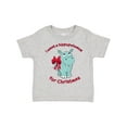 thumbnail image 1 of Inktastic I Want a Hippopotamus for Christmas Boys or Girls Toddler T-Shirt, 1 of 5