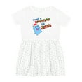 thumbnail image 1 of Inktastic I Want a Hippopotamus for Christmas Cute Stuffed Hippo Girls Toddler Dress, 1 of 5