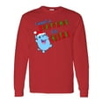 thumbnail image 1 of Inktastic I Want a Hippopotamus for Christmas Cute Stuffed Hippo Long Sleeve T-Shirt, 1 of 5