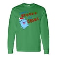 thumbnail image 1 of Inktastic I Want a Hippopotamus for Christmas Cute Stuffed Hippo Long Sleeve T-Shirt, 1 of 5