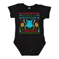 thumbnail image 1 of Inktastic I Want a Hippopotamus for Christmas Cute Ugly Sweater Boys or Girls Baby Bodysuit, 1 of 5