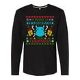 thumbnail image 1 of Inktastic I Want a Hippopotamus for Christmas Cute Ugly Sweater Long Sleeve T-Shirt, 1 of 5