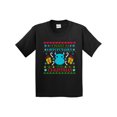 thumbnail image 1 of Inktastic I Want a Hippopotamus for Christmas Cute Ugly Sweater Youth T-Shirt, 1 of 5