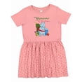 thumbnail image 1 of Inktastic I Want a Hippopotamus for Christmas Girls Toddler Dress, 1 of 5