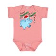 thumbnail image 1 of Inktastic I Want a Hippopotamus for Christmas Hippo in Santa Hat Boys or Girls Baby Bodysuit, 1 of 5