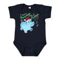 thumbnail image 1 of Inktastic I Want a Hippopotamus for Christmas Hippo in Santa Hat Boys or Girls Baby Bodysuit, 1 of 5