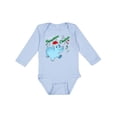 thumbnail image 1 of Inktastic I Want a Hippopotamus for Christmas Hippo in Santa Hat Boys or Girls Long Sleeve Baby Bodysuit, 1 of 5
