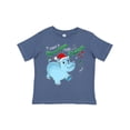 thumbnail image 1 of Inktastic I Want a Hippopotamus for Christmas Hippo in Santa Hat Boys or Girls Toddler T-Shirt, 1 of 5