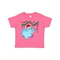 thumbnail image 1 of Inktastic I Want a Hippopotamus for Christmas Hippo in Santa Hat Boys or Girls Toddler T-Shirt, 1 of 5
