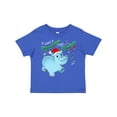 thumbnail image 1 of Inktastic I Want a Hippopotamus for Christmas Hippo in Santa Hat Boys or Girls Toddler T-Shirt, 1 of 5