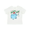 thumbnail image 1 of Inktastic I Want a Hippopotamus for Christmas Hippo in Santa Hat Boys or Girls Toddler T-Shirt, 1 of 5