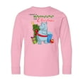 thumbnail image 1 of Inktastic I Want a Hippopotamus for Christmas Long Sleeve Youth T-Shirt, 1 of 5