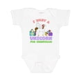 thumbnail image 1 of Inktastic I Want a Unicorn for Christmas with Presents Boys or Girls Baby Bodysuit, 1 of 5