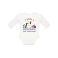 thumbnail image 1 of Inktastic I Want a Unicorn for Christmas with Presents Boys or Girls Long Sleeve Baby Bodysuit, 1 of 5