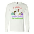 thumbnail image 1 of Inktastic I Want a Unicorn for Christmas with Presents Long Sleeve T-Shirt, 1 of 5