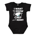 thumbnail image 1 of Inktastic I Want to Grow Up to Be a Chef Like My Mommy Boys or Girls Baby Bodysuit, 1 of 5