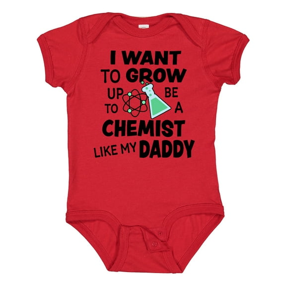 Inktastic I Want to Grow Up to Be a Chemist Like My Daddy Boys or Girls Baby Bodysuit