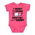 thumbnail image 1 of Inktastic I Want to Grow Up to Be a Dentist Like My Daddy Boys or Girls Baby Bodysuit, 1 of 5