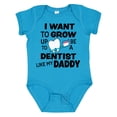 thumbnail image 1 of Inktastic I Want to Grow Up to Be a Dentist Like My Daddy Boys or Girls Baby Bodysuit, 1 of 5