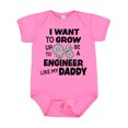 thumbnail image 1 of Inktastic I Want to Grow Up to Be a Engineer Like My Daddy Boys or Girls Baby Bodysuit, 1 of 5