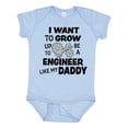 thumbnail image 1 of Inktastic I Want to Grow Up to Be a Engineer Like My Daddy Boys or Girls Baby Bodysuit, 1 of 5