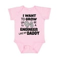 thumbnail image 1 of Inktastic I Want to Grow Up to Be a Engineer Like My Daddy Boys or Girls Baby Bodysuit, 1 of 5