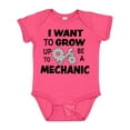 thumbnail image 1 of Inktastic I Want to Grow Up to Be a Mechanic Boys or Girls Baby Bodysuit, 1 of 5