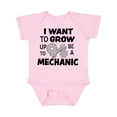 thumbnail image 1 of Inktastic I Want to Grow Up to Be a Mechanic Boys or Girls Baby Bodysuit, 1 of 5