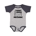 thumbnail image 1 of Inktastic I Want to Grow Up to Be a Mechanic Boys or Girls Baby Bodysuit, 1 of 5
