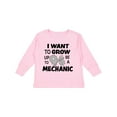 thumbnail image 1 of Inktastic I Want to Grow Up to Be a Mechanic Boys or Girls Long Sleeve Toddler T-Shirt, 1 of 5