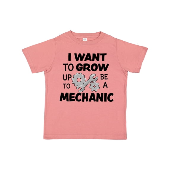 Inktastic I Want to Grow Up to Be a Mechanic Boys or Girls Toddler T-Shirt