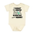 thumbnail image 1 of Inktastic I Want to Grow Up to Be a Scientist Like My Mommy Boys or Girls Baby Bodysuit, 1 of 5