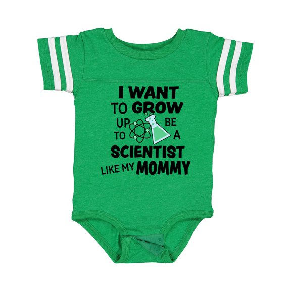 Inktastic I Want to Grow Up to Be a Scientist Like My Mommy Boys or Girls Baby Bodysuit