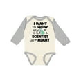thumbnail image 1 of Inktastic I Want to Grow Up to Be a Scientist Like My Mommy Boys or Girls Long Sleeve Baby Bodysuit, 1 of 5