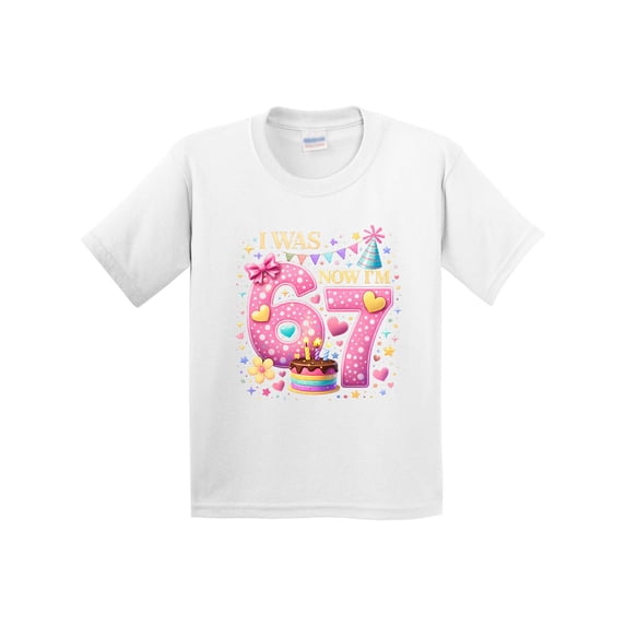 Inktastic I Was 6 Now I'm 7 Birthday Youth T-Shirt