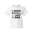 thumbnail image 1 of Inktastic I Watch Baseball with My Dad Youth T-Shirt, 1 of 5