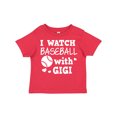 thumbnail image 1 of Inktastic I Watch Baseball with My Gigi Boys or Girls Toddler T-Shirt, 1 of 5