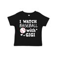 thumbnail image 1 of Inktastic I Watch Baseball with My Gigi Boys or Girls Toddler T-Shirt, 1 of 5