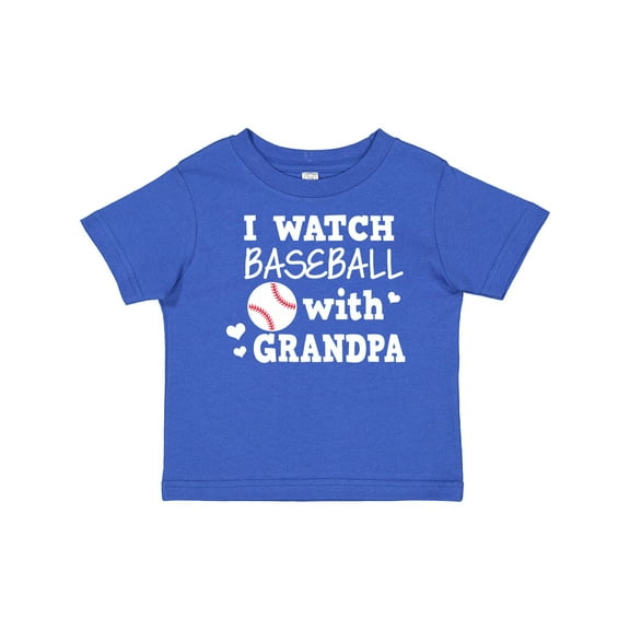 Inktastic I Watch Baseball with My Grandpa Boys or Girls Baby T-Shirt