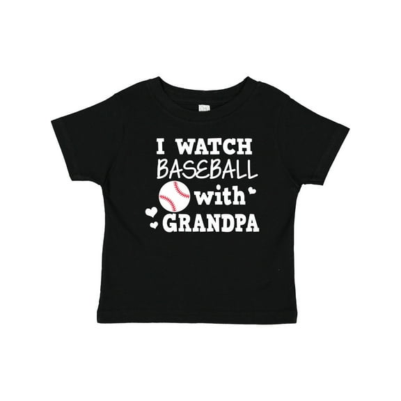 Inktastic I Watch Baseball with My Grandpa Boys or Girls Baby T-Shirt