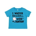 thumbnail image 1 of Inktastic I Watch Baseball with My Pawpaw Boys Toddler T-Shirt, 1 of 5