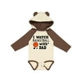 thumbnail image 1 of Inktastic I Watch Basketball with Dad Boys Long Sleeve Baby Bodysuit, 1 of 5