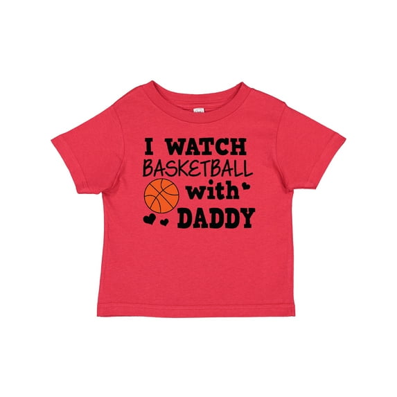 Inktastic I Watch Basketball with Daddy Boys Baby T-Shirt