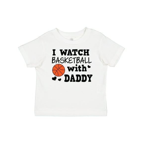 Inktastic I Watch Basketball with Daddy Boys Baby T-Shirt