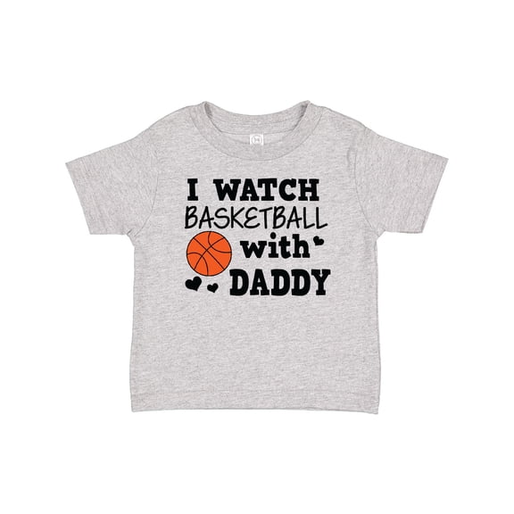 Inktastic I Watch Basketball with Daddy Boys Baby T-Shirt